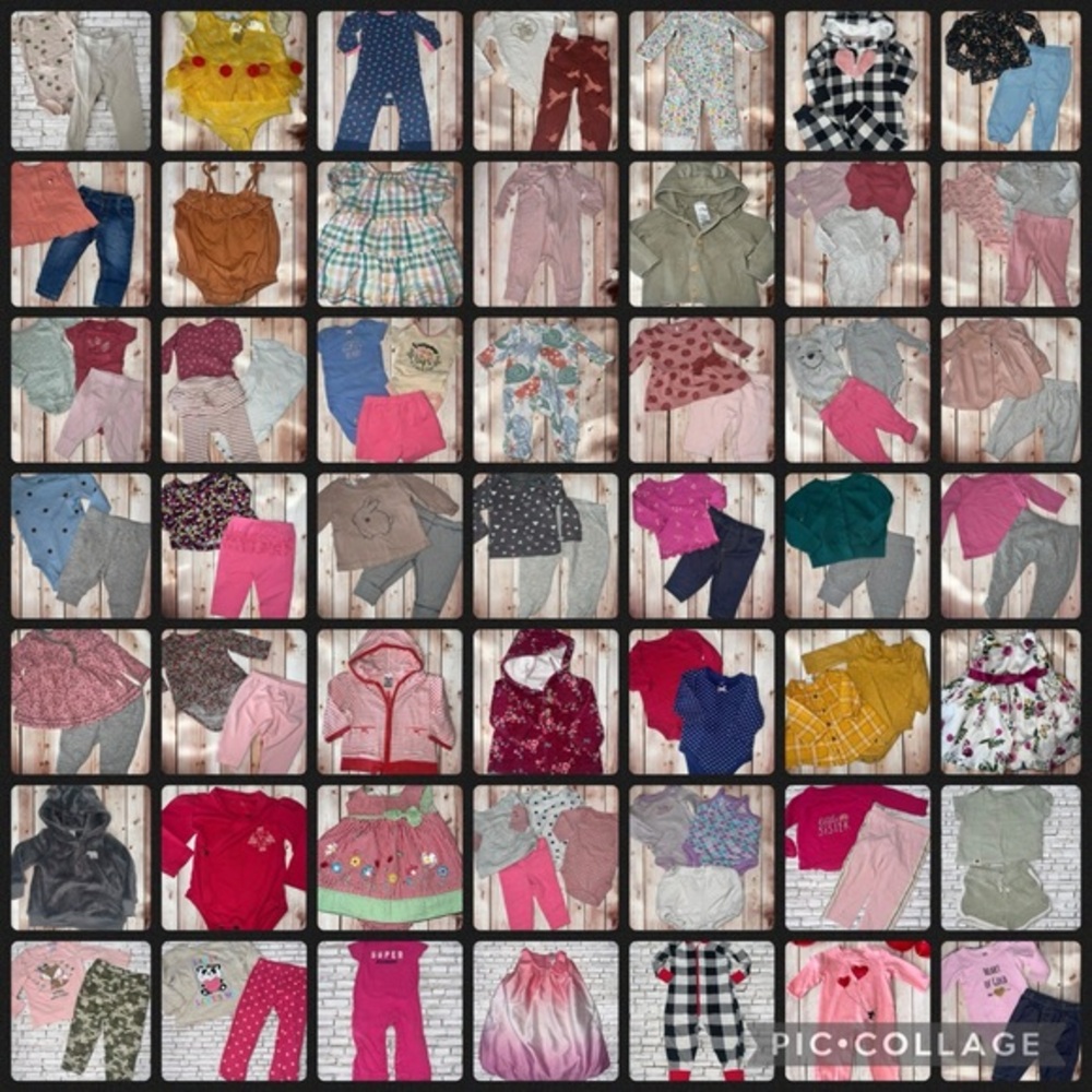 Baby Girl Mystery Clothing Bundle (3M-2T) 15-20 Items, Assorted Styles!”